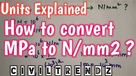 n mm2 mpa|Convert MPa to N/mm2 .